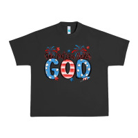 Pigment Black one nation under god Urban Heavy Tee - MaliasSmallBusiness