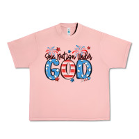 Salmon one nation under god Urban Heavy Tee - MaliasSmallBusiness
