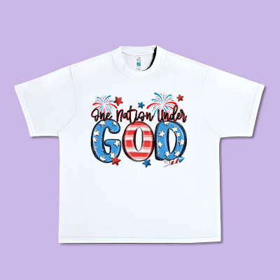 One Nation Under God Urban Heavy Tee Designed By Maliassmallbusiness