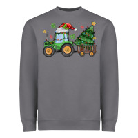 Storm christmas tractor Heavyweight Sweatshirt - MaliasSmallBusiness