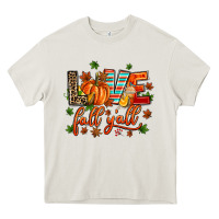 Cream love fall  yall Heavy Core Tee - AdoDesignShop