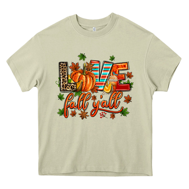 Love Fall  Yall Heavy Core Tee by AdoDesignShop | Teevron