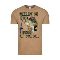 Vintage Coffee reelin' in 100 days of school Vintage Tee - MaliasSmallBusiness
