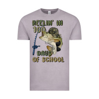 Vintage Zinc reelin' in 100 days of school Vintage Tee - MaliasSmallBusiness