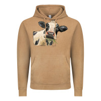 Vintage Camel holstein heifer face Vintage Hoodie - LillyAllenDesigns