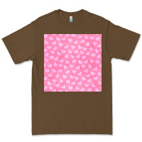 Cacao valentines day heart seamless pattern Premium Tee - BundleAndBundleShop