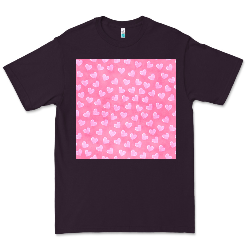 Valentines Day Heart Seamless Pattern Premium Tee by BundleAndBundleShop | Teevron