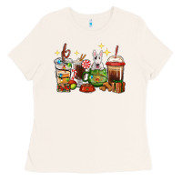 Bone Christmas coffee cups with Bull Terrier Ladies Tee - RanaPortraitStore