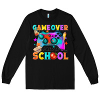 Black game over back to school Long Sleeve Tee - NancyCooperArtShop