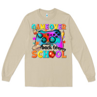 Mushroom game over back to school Long Sleeve Tee - NancyCooperArtShop