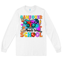 White game over back to school Long Sleeve Tee - NancyCooperArtShop