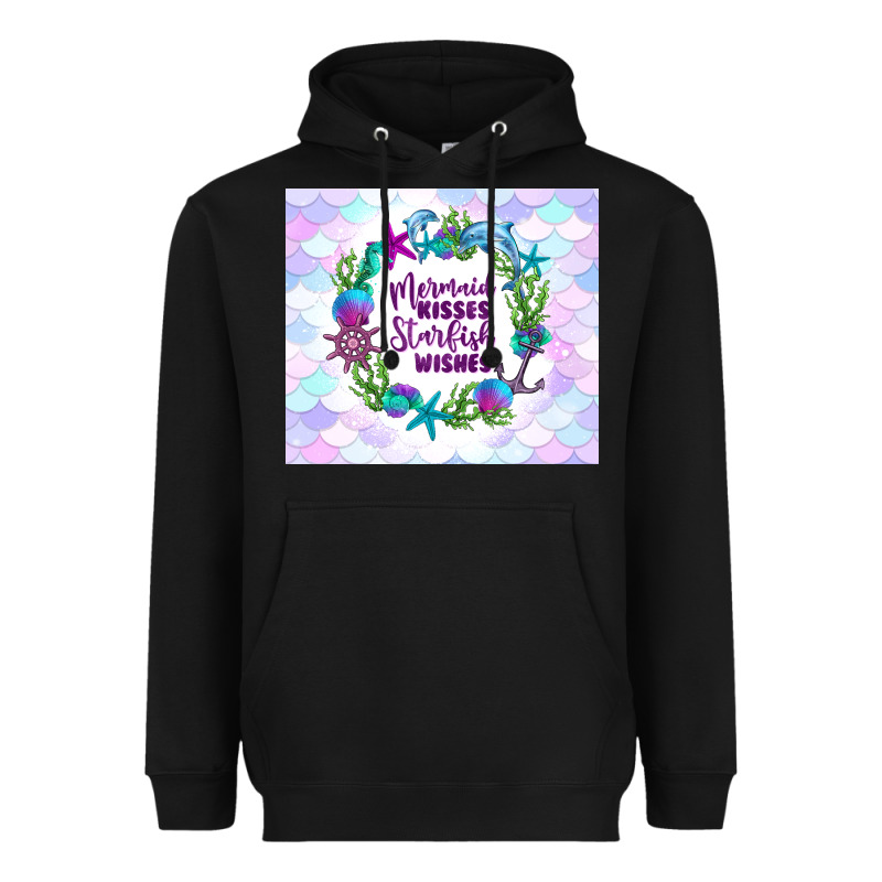 Mermaid Kisses Starfish Wishes Heavyweight Hoodie by TumblerDesignByShophia | Teevron