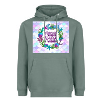Sage mermaid kisses starfish wishes Heavyweight Hoodie - TumblerDesignByShophia