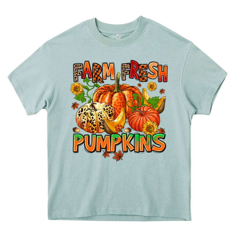 Farm Fresh Pupkins Heavy Core Tee by AdoDesignShop | Teevron
