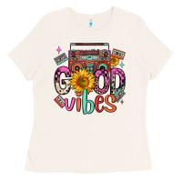 Bone good vibes cassette boombox Ladies Tee - FaDigitalArtStudio