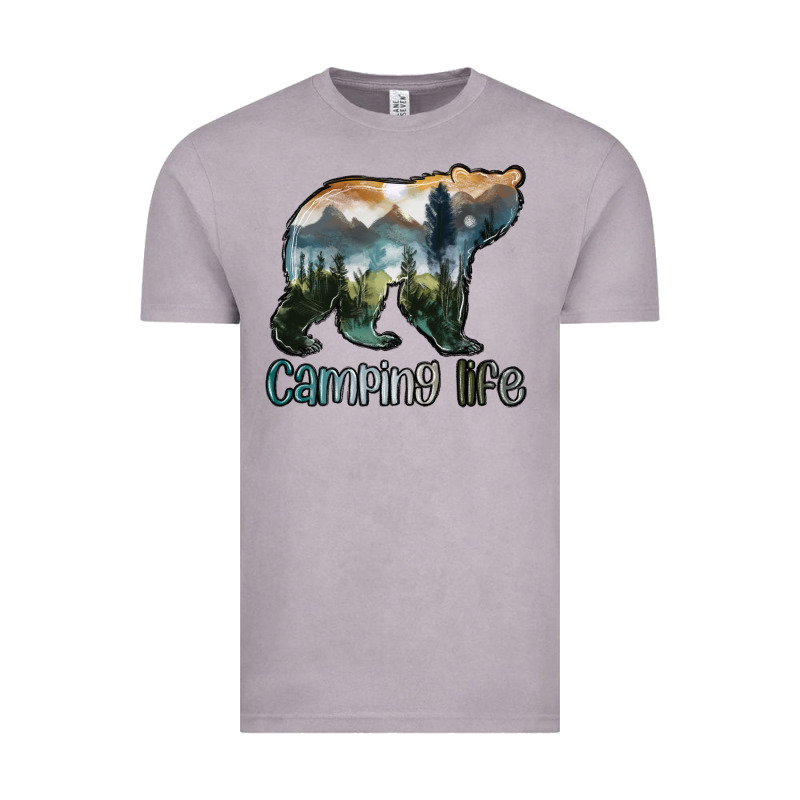 Camping Bear Vintage Tee by MaliasSmallBusiness | Teevron