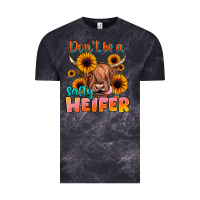 Cloud Black dont be a salty heifer Vintage Tee - JahusDesignShop