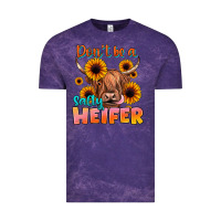 Cloud Purple dont be a salty heifer Vintage Tee - JahusDesignShop