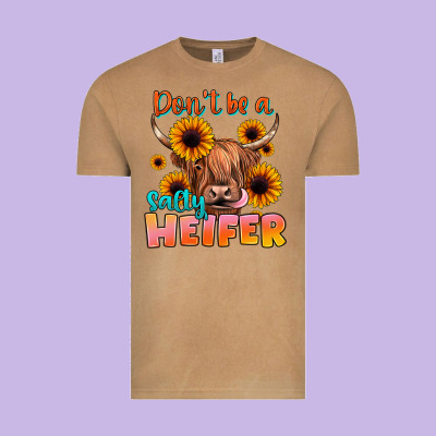 Dont Be A Salty Heifer Vintage Tee Designed By Jahusdesignshop