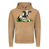 Vintage Camel holstein cow sitting Vintage Hoodie - LillyAllenDesigns
