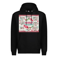 Black mommy reminder Premium Hoodie - TumblerDesignByShophia