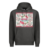 Charcoal Heather mommy reminder Premium Hoodie - TumblerDesignByShophia