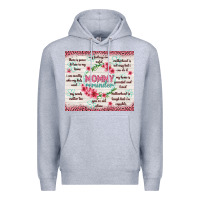 Heather Grey mommy reminder Premium Hoodie - TumblerDesignByShophia