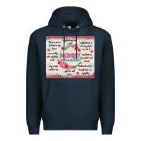 Navy mommy reminder Premium Hoodie - TumblerDesignByShophia