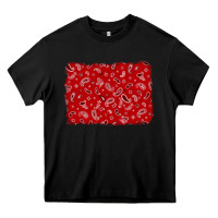 Black bandana background Heavy Core Tee - AdoDesignShop