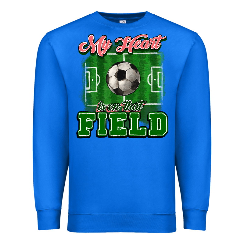 My Heart Is On That Court Soccer Premium Sweatshirt by HowdyJamesFarm | Teevron