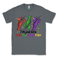Charcoal Heather i'm just here for the crawfish Classic Tee - MaliasSmallBusiness
