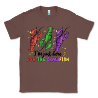 Chestnut i'm just here for the crawfish Classic Tee - MaliasSmallBusiness