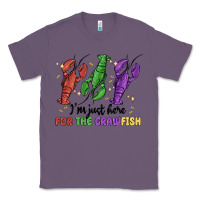 Lavender i'm just here for the crawfish Classic Tee - MaliasSmallBusiness