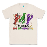 Natural i'm just here for the crawfish Classic Tee - MaliasSmallBusiness