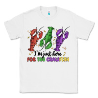 White i'm just here for the crawfish Classic Tee - MaliasSmallBusiness