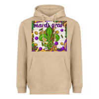 Mushroom Mardi Gras Fleur De Lis tumbler Heavyweight Hoodie - HowdyJamesFarm