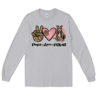 Moon Dust peace love pitbull Long Sleeve Tee - JahusDesignShop