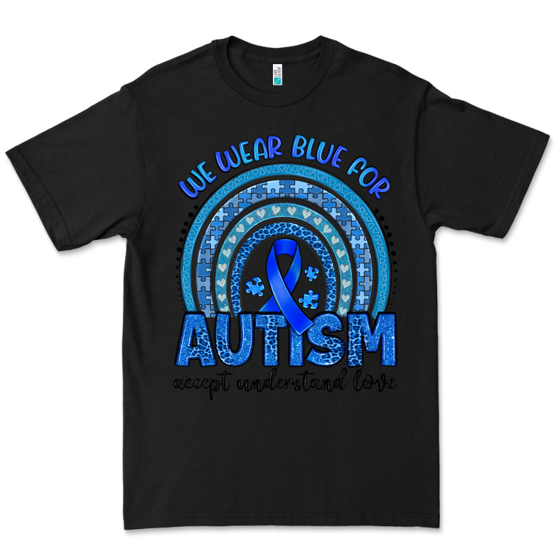 We Wear Blue For Autism Accept Understand Love Premium Tee by Artiststas | Teevron