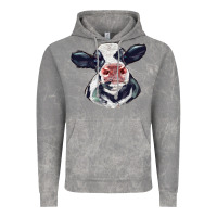 Cloud Rock holstein calf face Vintage Hoodie - LillyAllenDesigns