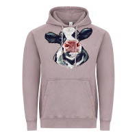 Vintage Zinc holstein calf face Vintage Hoodie - LillyAllenDesigns