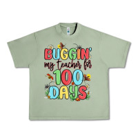 Oil Green buggin my teacher for 100 days Urban Heavy Tee - MaliasSmallBusiness