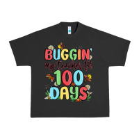 Pigment Black buggin my teacher for 100 days Urban Heavy Tee - MaliasSmallBusiness