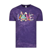 Cloud Purple love easter Vintage Tee - MaliasSmallBusiness