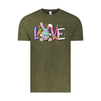 Vintage Olive love easter Vintage Tee - MaliasSmallBusiness