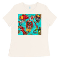 Firefighter Elementary Ladies Tee | Teevron