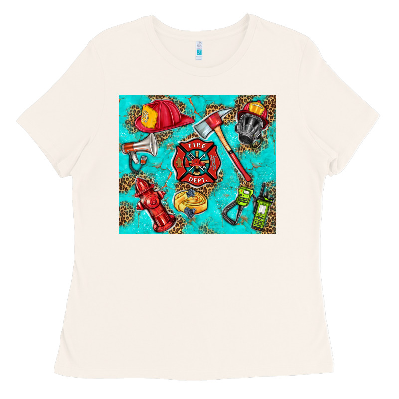 Firefighter Elementary Ladies Tee by HRA Design Shop | Teevron