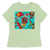 Matcha firefighter elementary Ladies Tee - HRA Design Shop