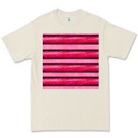 Bone valentines day zebra stripes seamless pattern Premium Tee - BundleAndBundleShop