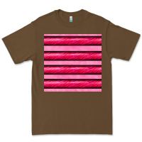 Cacao valentines day zebra stripes seamless pattern Premium Tee - BundleAndBundleShop