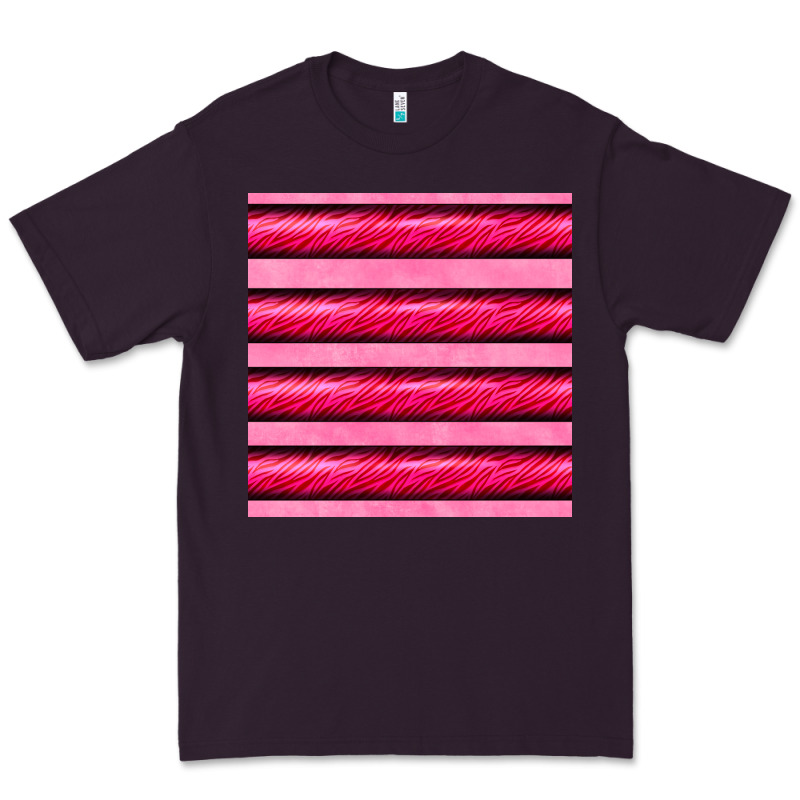 Valentines Day Zebra Stripes Seamless Pattern Premium Tee by BundleAndBundleShop | Teevron